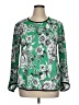 retrology Green Long Sleeve Blouse Size XL - photo 1