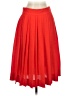 J.Crew 100% Polyester Solid Red Formal Skirt Size 2 - photo 1