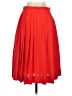 J.Crew 100% Polyester Solid Red Formal Skirt Size 2 - photo 2