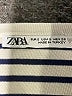 Zara Stripes Ivory Short Sleeve Turtleneck Size S - photo 7