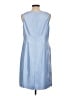 John Meyer 100% Polyester Solid Blue Casual Dress Size 10 - photo 2