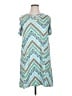 Joe Boxer Chevron-herringbone Blue Casual Dress Size 14 - 16 - photo 1
