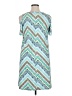 Joe Boxer Chevron-herringbone Blue Casual Dress Size 14 - 16 - photo 2