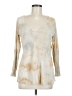 Pol Ivory Long Sleeve Top Size M - photo 1