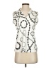 IZOD 100% Polyester Ivory Tank Top Size S - photo 1