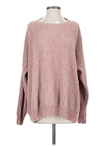 Knitted & Knotted Pullover Sweater (view 1)