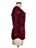 Venus Burgundy Long Sleeve Blouse Size S - photo 4