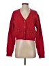 Line & Dot Red Cardigan Size S (estimated) - photo 1
