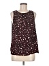 Apt. 9 100% Polyester Burgundy Sleeveless Blouse Size M - photo 1