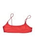 Jade Solid Red Swimsuit Top Size L - photo 2