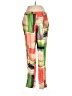 Natori Print Orange Active Pants Size L - photo 2