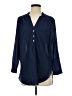 Ellison Blue 3/4 Sleeve Blouse Size S - photo 1