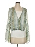 Style Rack Green 3/4 Sleeve Blouse Size S - photo 1
