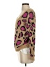 Debut Animal Print Pink Pullover Sweater Size S - photo 5