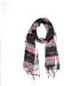 Unbranded Chevron-herringbone Pink Black Scarf One size - photo 1