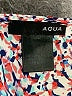 Aqua 100% Polyester Hearts Pink Red Romper Size S - photo 4