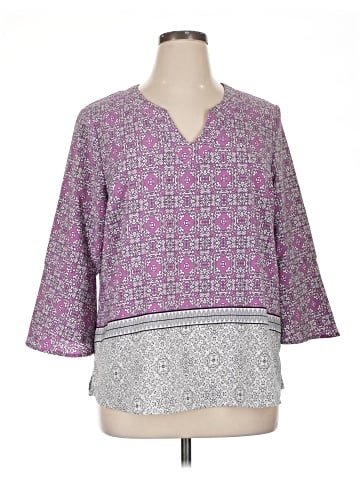 Dana Buchman 3/4 Sleeve T-Shirt (view 1)