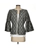 Kasper Chevron-herringbone Black Gray Blazer Size 4 - photo 1