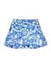 Dona Jo Print Blue Skort Size L - photo 2