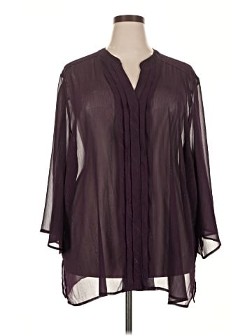 Maggie Barnes for Catherines 3/4 Sleeve Blouse (view 1)