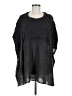 CAbi Gray Black Poncho Size M - photo 1