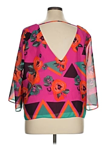 Bisou Bisou 3/4 Sleeve Blouse (view 2)