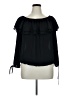 MICHAEL Michael Kors 100% Polyester Black 3/4 Sleeve Blouse Size XL - photo 1