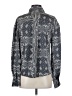 Evereve 100% Polyester Paisley Gray Long Sleeve Blouse Size S - photo 2