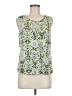 CAbi 100% Rayon Green Sleeveless Blouse Size M - photo 1