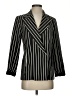 Topshop Stripes Black Blazer Size 0 - photo 1