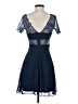 ASOS 100% Polyester Blue Cocktail Dress Size 4 - photo 2