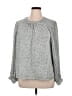 Vince Camuto 100% Polyester Gray Long Sleeve Blouse Size XL - photo 1