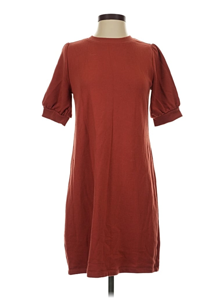 Pre-owned Free Assembly Casual Dress In Burgundy