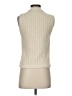 Zara Ivory Sleeveless Button-Down Shirt Size S - photo 2