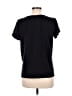 Hue Solid Black Short Sleeve T-Shirt Size M - photo 2