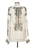 Just Cavalli Ivory 3/4 Sleeve Blouse Size EU (IT) 40 / US 4 - photo 2