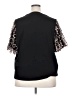 On Twelfth Black Short Sleeve Top Size 2X - photo 2