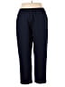 Alfred Dunner 100% Polyester Solid Blue Casual Pants Size 18 - photo 2