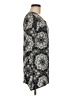 Jason Maxwell Print Gray Casual Dress Size M - photo 4