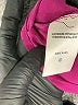 Max Studio 100% Silk Burgundy Purple 3/4 Sleeve Silk Top Size L - photo 7