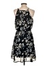 Blue Rain 100% Polyester Floral Black Cocktail Dress Size S - photo 2
