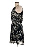 Blue Rain 100% Polyester Floral Black Cocktail Dress Size S - photo 5