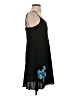Venus 100% Polyester Graphic Black Casual Dress Size P (petite) - photo 4