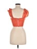 Hello Molly Orange Sleeveless Blouse Size 6 - photo 2