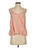 Naked Zebra 100% Polyester Orange Sleeveless Blouse Size S - photo 1