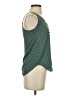 Ann Taylor LOFT 100% Polyester Green Sleeveless Blouse Size XXS - photo 4