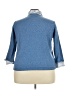 Alfred Dunner Chevron-herringbone Blue Pullover Sweater Size 3X - photo 2