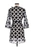 Mud Pie 100% Cotton Print Black Casual Dress Size M - photo 2