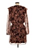 Socialite 100% Polyester Paisley Brown Cocktail Dress Size L - photo 2
