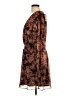 Socialite 100% Polyester Paisley Brown Cocktail Dress Size L - photo 5